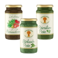 3x sauces d'herbes aromatiques